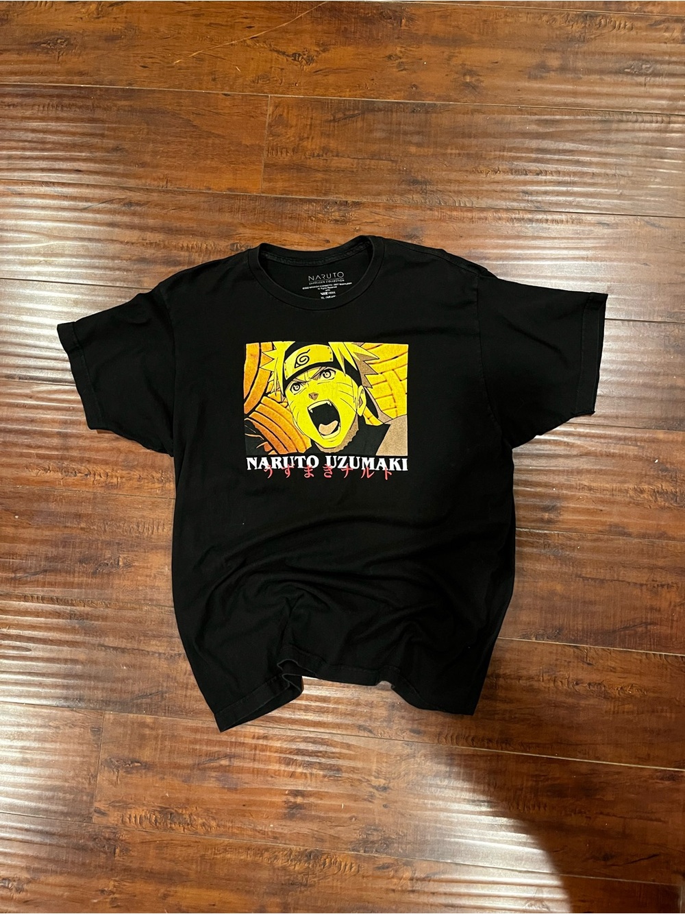Naruto Uzumaki Graphic Tee - Black